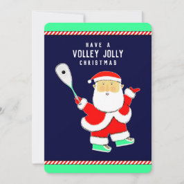 Squash Player Christmas Julkort