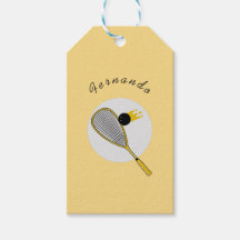 Squash Player Coach Racket & Boll Kids Namn