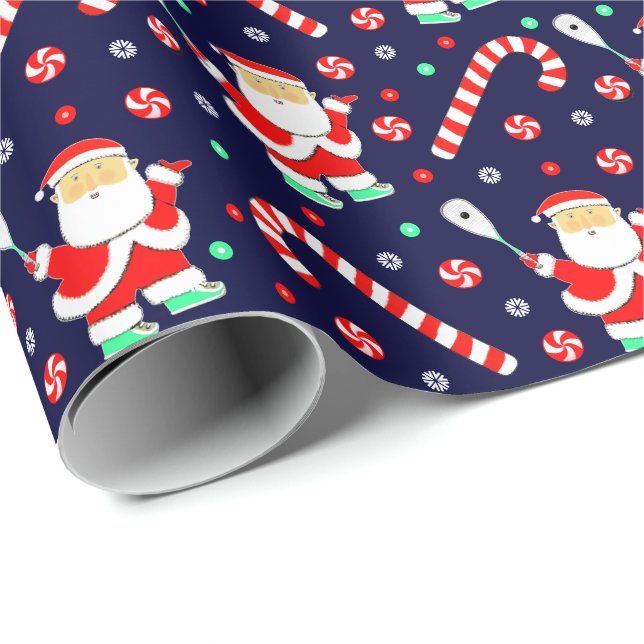 Squash Player Sports Gift Presentpapper (Rullad Hörn)