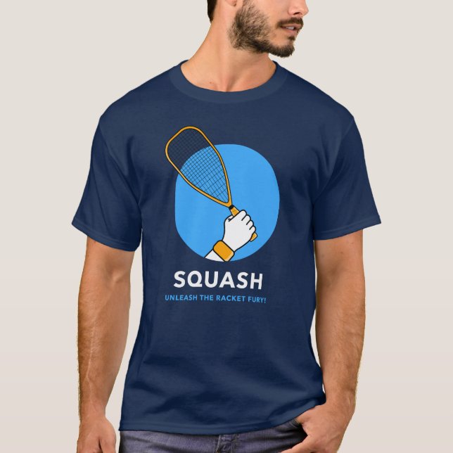 Squash Player T Shirt (Framsida)