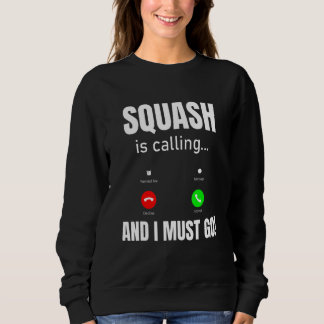 Squash ropar och jag måste gå t shirt