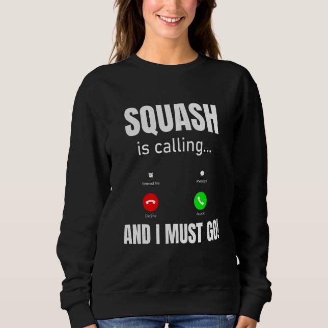 Squash ropar och jag måste gå t shirt (Framsida)