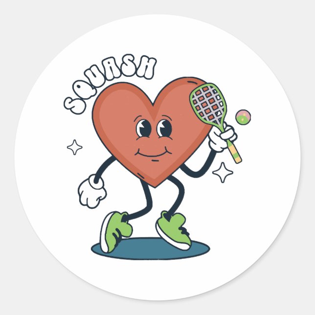 squash runt klistermärke (Framsida)