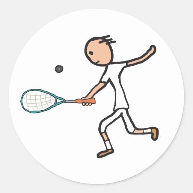 Squash Runt Klistermärke (Framsida)