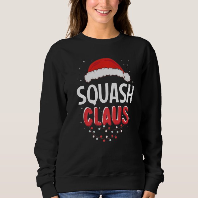 Squash Santa Claus Christmas Matching Costume T Shirt (Framsida)
