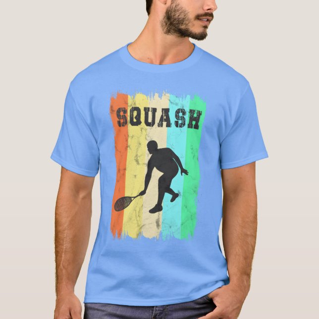 Squash Sport Design flicka pojke T Shirt (Framsida)