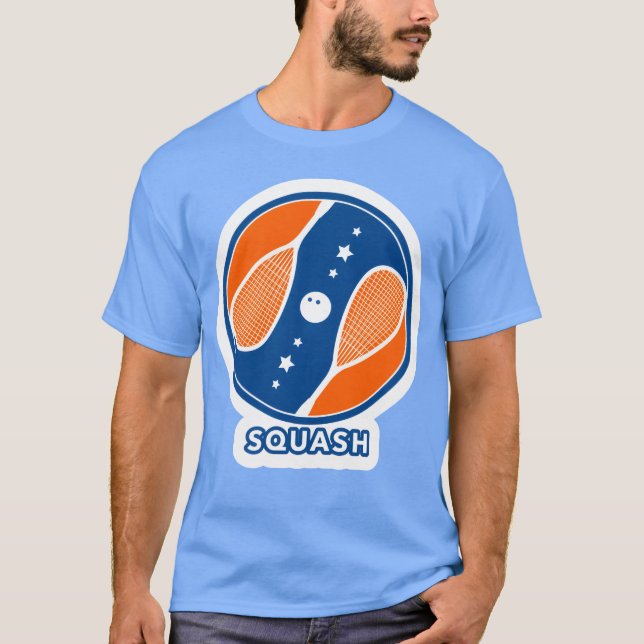 Squash Sport present boy T Shirt (Framsida)