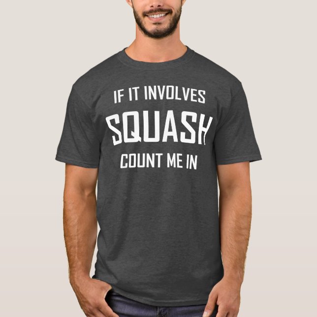 Squash Sport SquashBana present vintage T Shirt (Framsida)