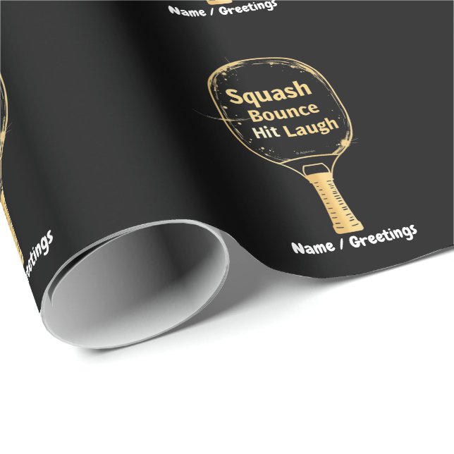 Squash Studs Latter Skratt: Omfamna roligheten och Presentpapper (Rullad Hörn)