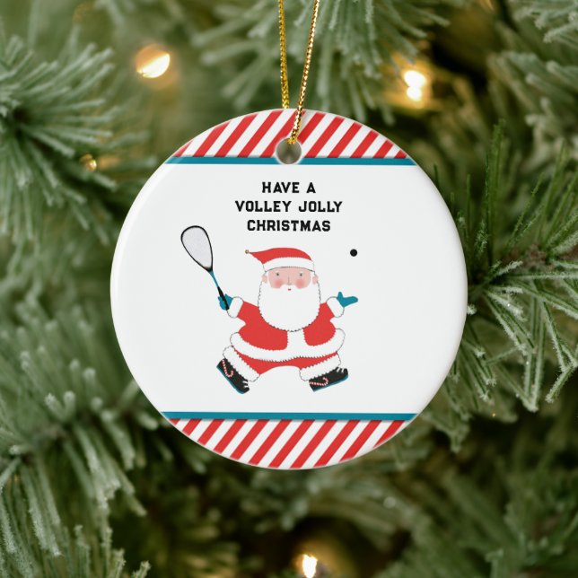 Squashspelare Holiday Present Julgransprydnad Keramik (Träd)