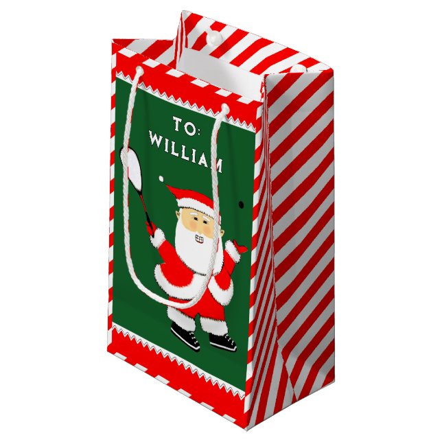 Squashspelare jul (Framsidan Vinklad)
