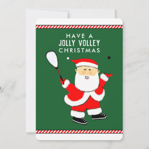 Squashspelare jul julkort