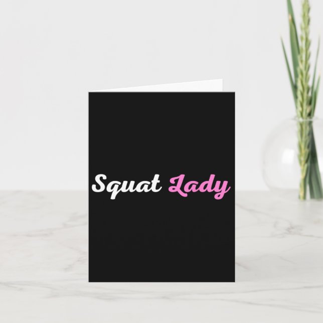 Squat Dam Kort (Framsida)