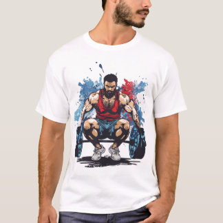 Squat Tills Du Går Konstigt Gym T Shirt