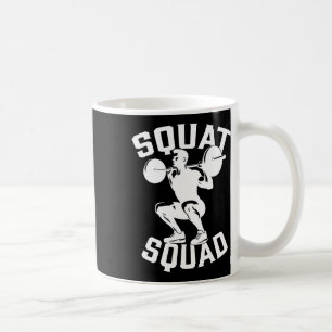 Squat Workout Partner Trainer Coach Bodybuil Kaffemugg