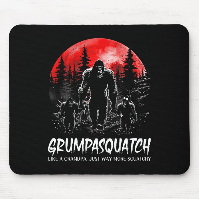 Squatch Funny Bigfoot Pappa Sasquatch Yeti Far D Musmatta (Framsidan)