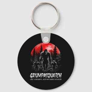 Squatch Funny Bigfoot Pappa Sasquatch Yeti Far D Nyckelring