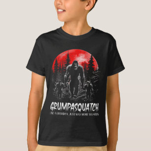 Squatch Funny Bigfoot Pappa Sasquatch Yeti Far D T Shirt