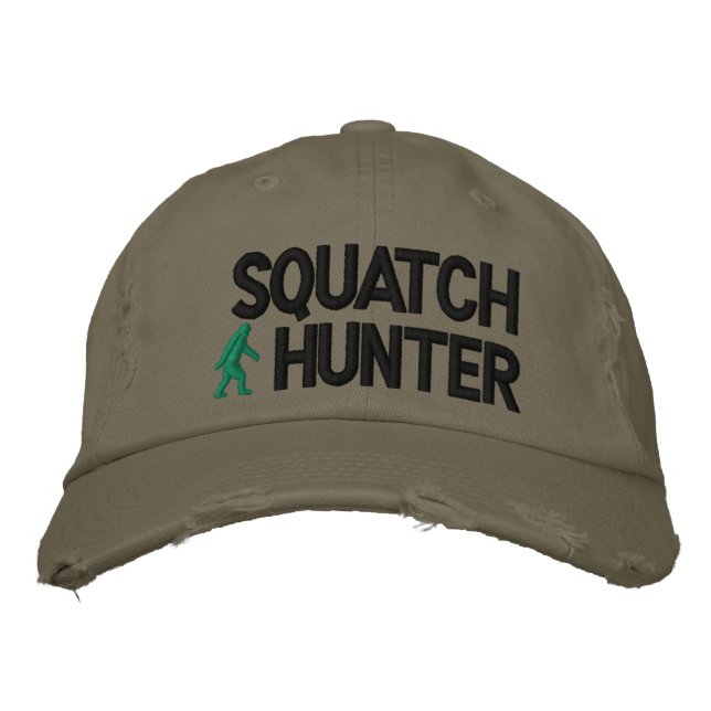 Squatch Hunter Broderad Keps (Framsida)
