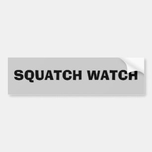Squatch klocka bildekal