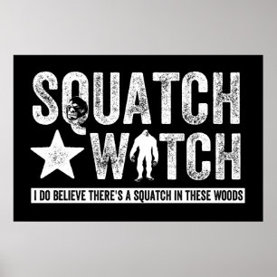 Squatch klocka (för mörk) som jag believe. poster