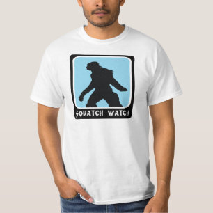 Squatch klocka - Sasquatch BigFoot jägare T-shirt