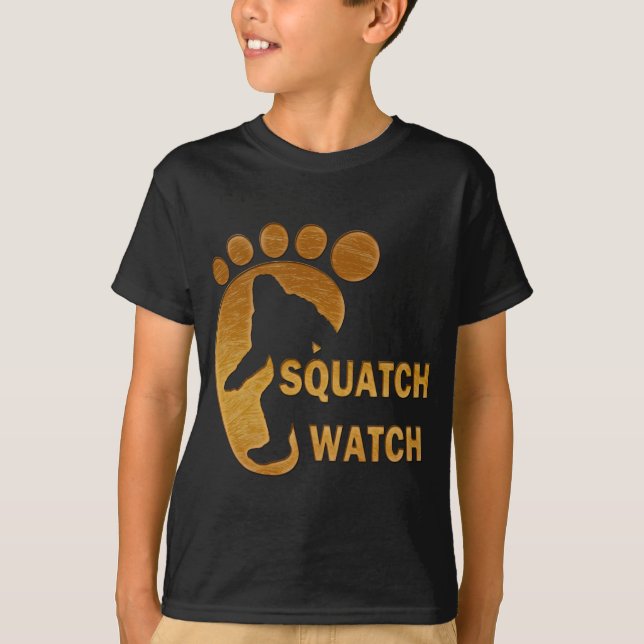 Squatch klocka tee shirt (Framsida)