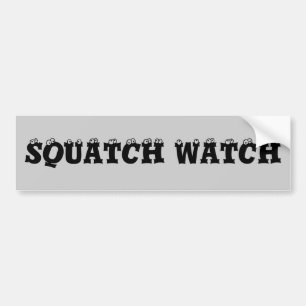 Squatch klockaögonglober bildekal
