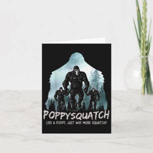 Squatch Popdad Sasquatch Bigfoot Fars dag Kort