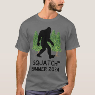 Squatch, Sasquatch, Bigfoot Walking in Forest T Shirt