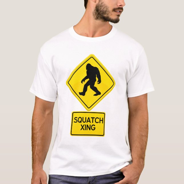 Squatch Xing T-tröja Tee Shirt (Framsida)