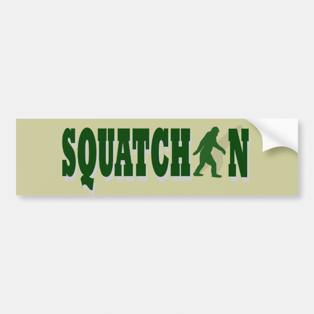 Squatchin Bildekal (Framsidan)
