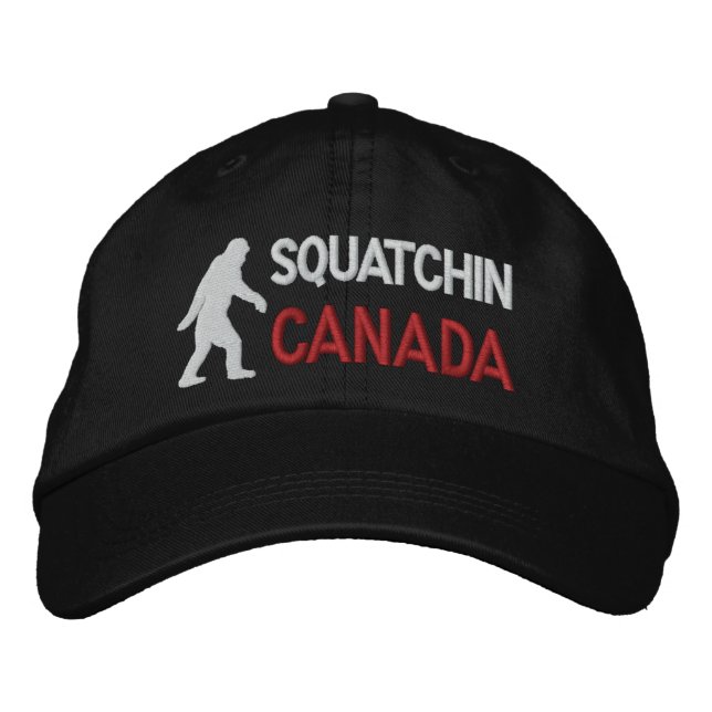 Squatchin canada broderad keps (Framsida)