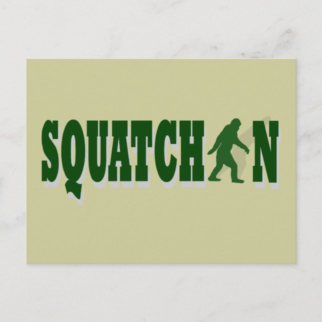 Squatchin Vykort (Framsida)