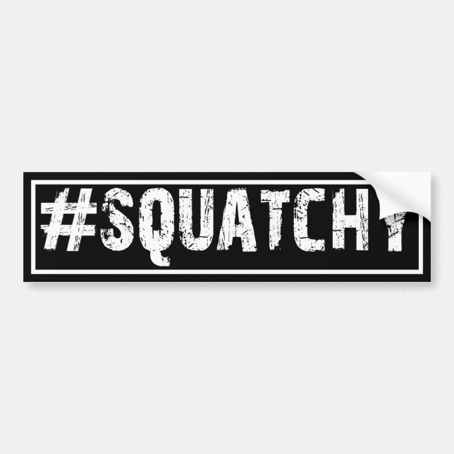 #SQUATCHY - Bigfoot Bildekal (Framsidan)