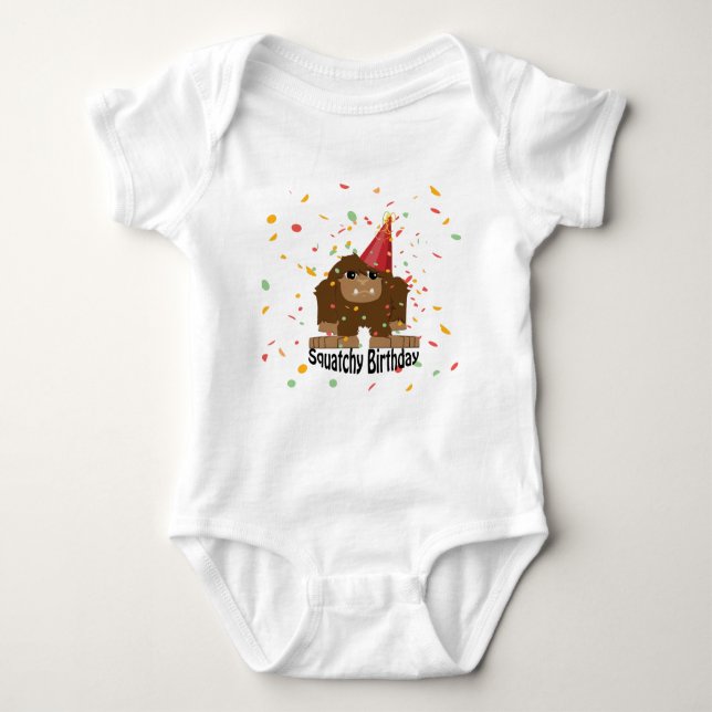 Squatchy Birthday T-shirt (Framsida)