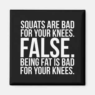 Squats är dåligan för dina knä? FALSKT. Att vara Magnet