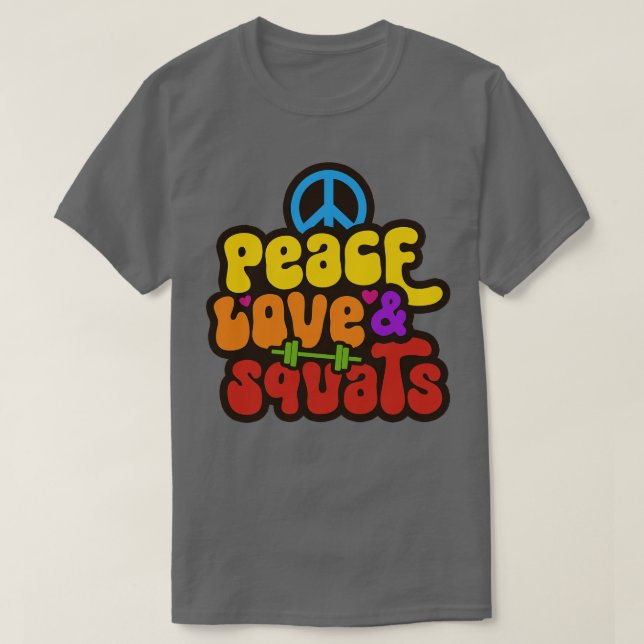 Squats Hippie Gym Sayed T Shirt (Design framsida)