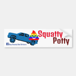 Squatty Potty Bildekal