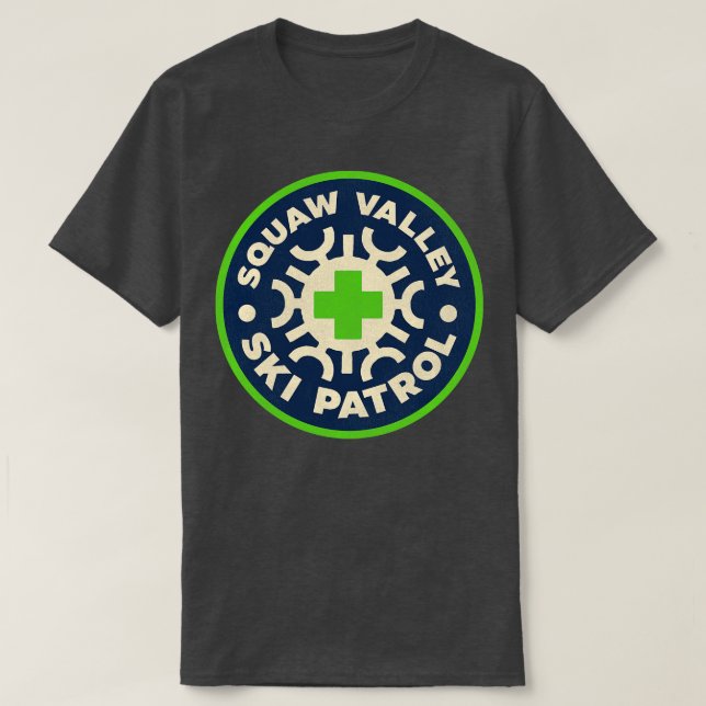 Squaw Valley Ski Patrol T Shirt (Design framsida)