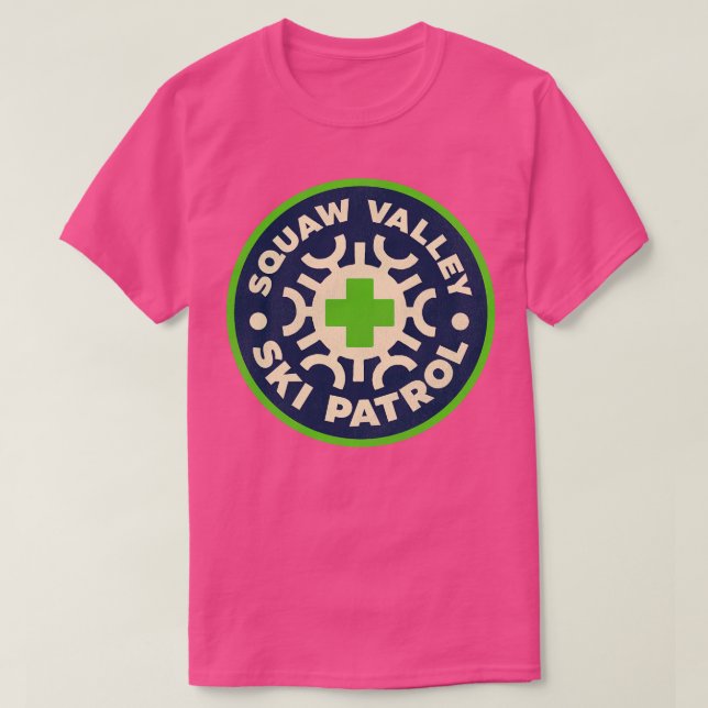Squaw Valley Ski Patrol T Shirt (Design framsida)