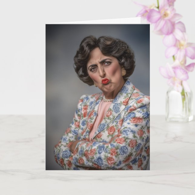 "Squeaker", födelsedag Kort (Orkide)