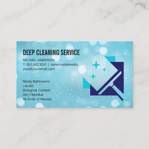 Squeegee Logotyp Boke Visitkort