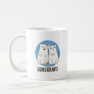 Squeekhearts Funny Mouse Swehoney Pun Kaffemugg