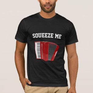 Squeeze mig, Red Accordion. T Shirt