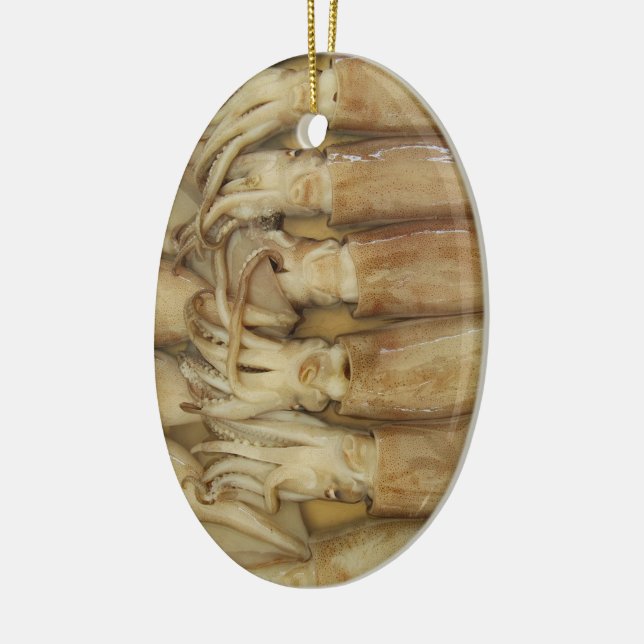 Squid - Calamari Julgransprydnad Keramik (Vänster)