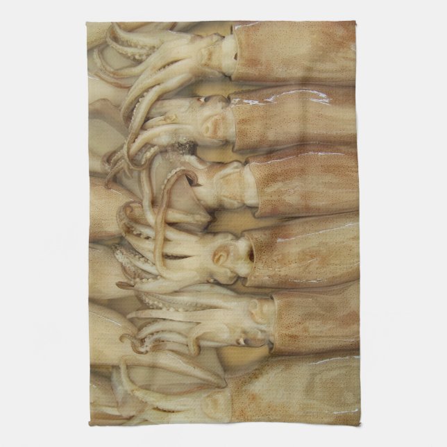 Squid - Calamari Kökshandduk (Vertikal)