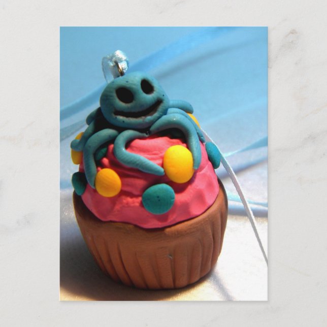 Squid Cupcoa Vykort (Framsida)