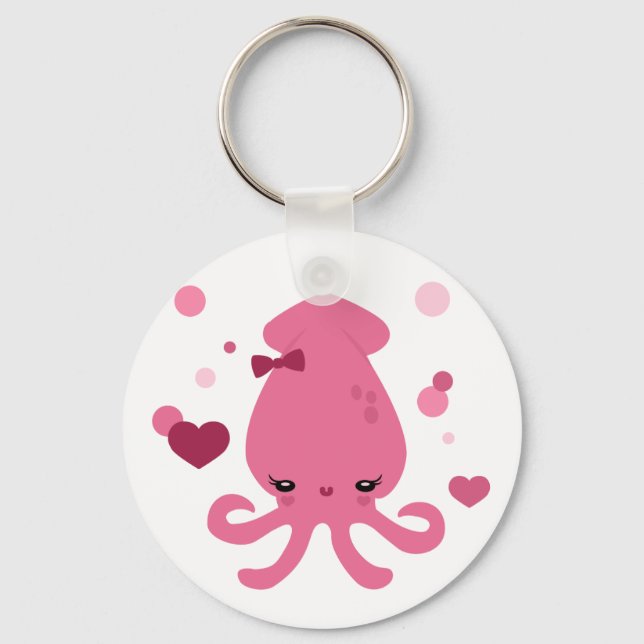 Squid Cutie Nyckelring (Framsida)