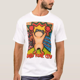 Squid Fear City Grafiska Vita T-Shirtsar T Shirt